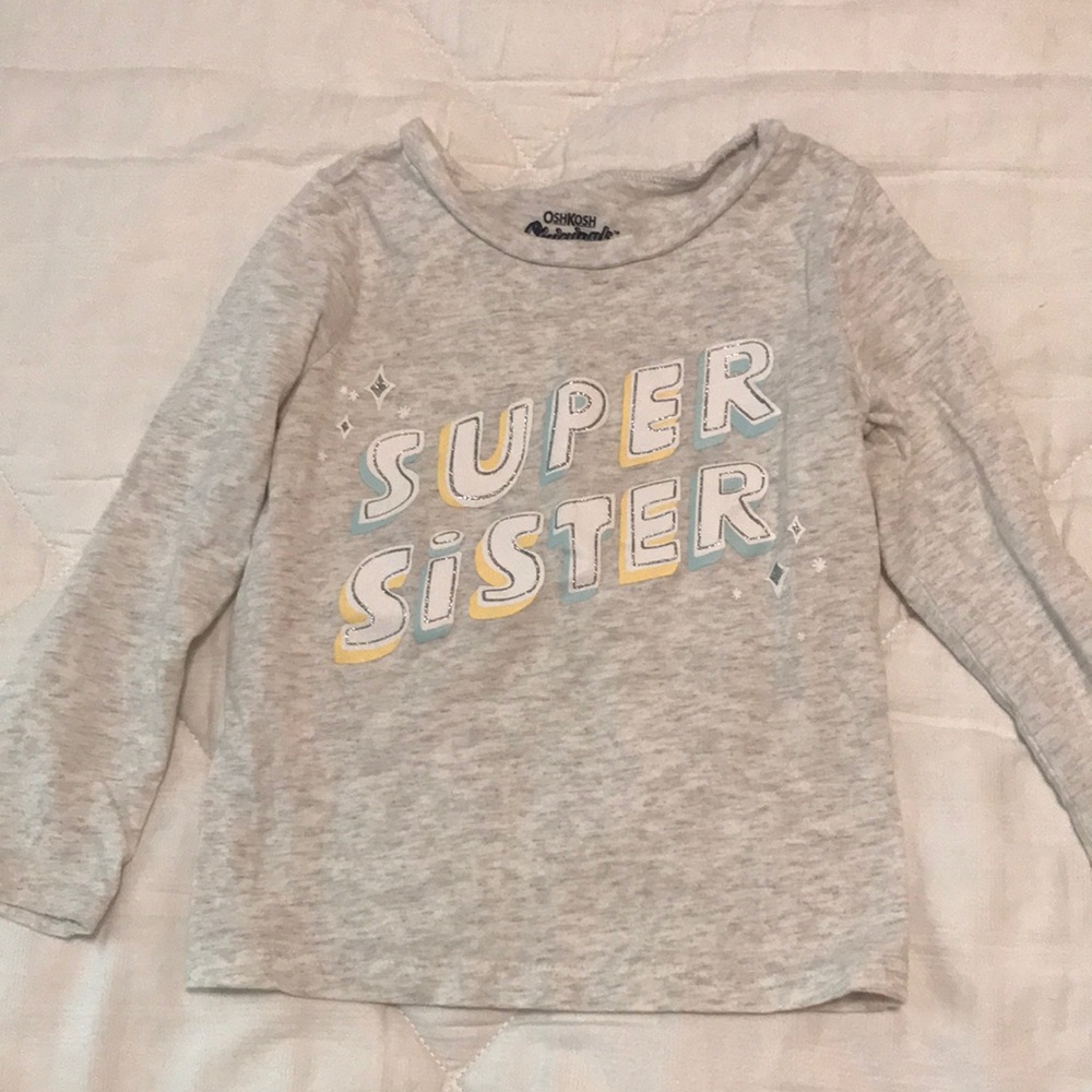 Super Sister shirt. Osh Kosh. 3T.